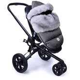 7 AM Enfant PlushPOD Tundra Stroller and Car Seat Footmuff, Heather Grey - ANB Baby